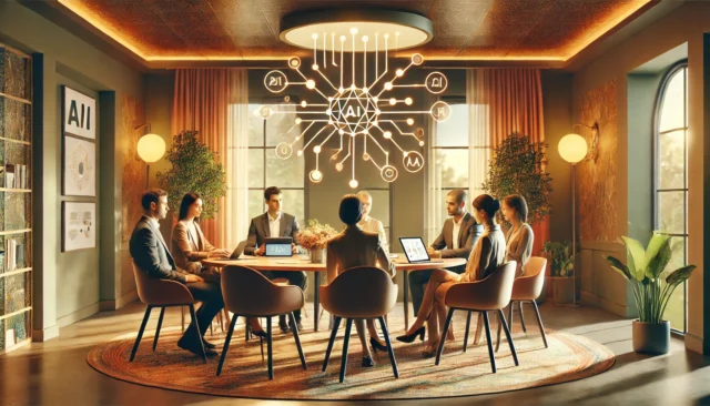 Communicating to AI in business meetings,